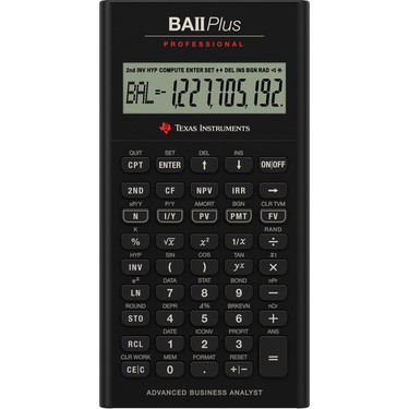 Texas Instruments BA-II Professional Finansal Hesap Makinesi