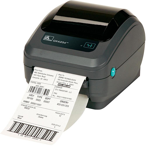 Zebra GK420D Barcode Printer (Ethernet)