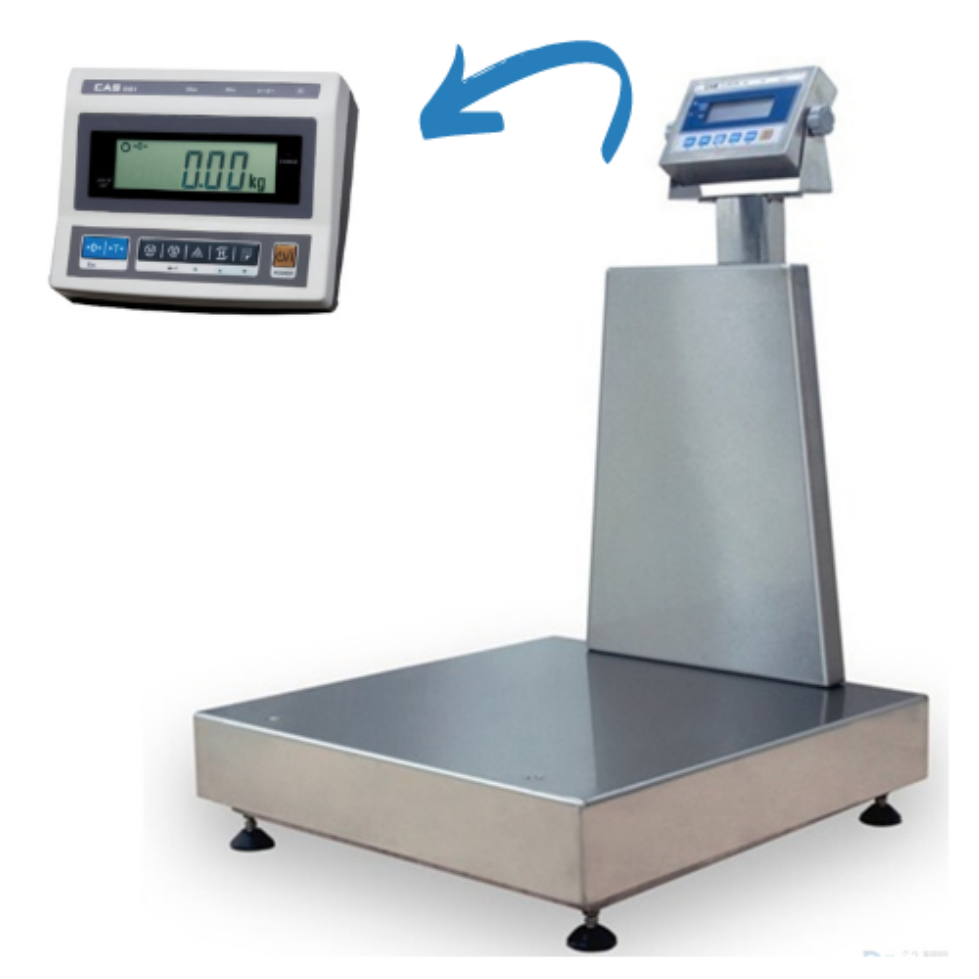 CAS DB II 50*60 150 Kg Complete Stainless Scale